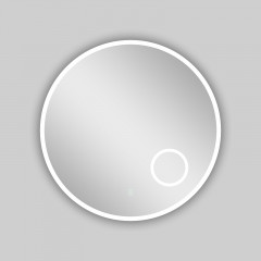 Зеркало AZARIO Talisman D800 с подсветкой, сенсорный выключатель с функцией диммера, алюминиевая рамка (AZ-Z-006ALM)