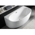Ванна акриловая Azario Cambridge 1800X880X580, пристенная, в комплекте с сифоном и металлической рамой