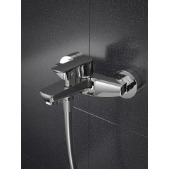 Смеситель для ванны с коротким изливом AZARIO SEVIO, хром (AZ-15950501)