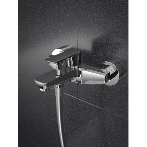 Смеситель для ванны с коротким изливом AZARIO SEVIO, хром (AZ-15950501)