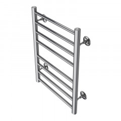 Полотенцесушитель водяной AZARIO PARMA 400/600 8 секций, нижнее/диагональное подключение, 1/2", хром (AZ10146S)