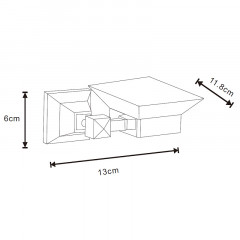 Мыльница Azario ALTRE, Хром (AZ-96008)