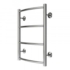 Полотенцесушитель водяной AZARIO VERONA 400/600 4 секции, нижнее/диагональное подключение, 1/2", хром (AZ04146)