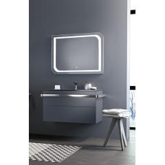 Зеркало Azario Персей 800х600 c подсветкой и диммером, сенсор выкл (ФР-00000949)