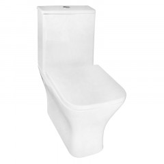 Унитаз-компакт Azario Blaise 385х615х801 напольный, безободковый с быстросъемным сиденьем микролифт (AZ-55-1)