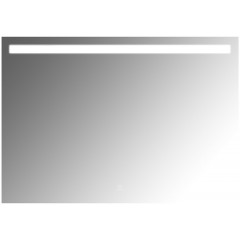 Зеркало AZARIO Lorna 800х700 с подсветкой, сенсорный выключатель с функцией диммера, часы (AZ-Z-029CS)