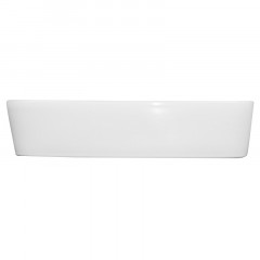 Раковина накладная Azario 460x460x100 квадратная, белый глянец (AZ-2181)
