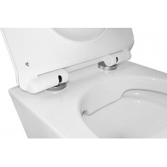 Унитаз подвесной Azario Vento 480х370х360 безободковый, с быстросъемным сиденьем микролифт (AZ-2001)