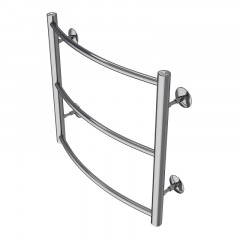 Полотенцесушитель водяной AZARIO VERONA 500/500 3 секции, нижнее/диагональное подключение, 1/2", хром (AZ04155)