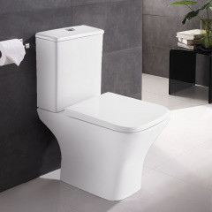 Унитаз-компакт Azario Nigel 365х615х795 напольный, безободковый, слив "Tornado", быстросъемное сиденье микролифт (AZ-55T)