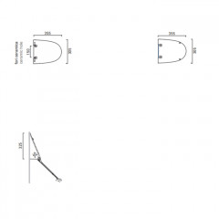 Catalano COMFORT Крышка для писсуара с микролифтом, цвет белый глянцевый