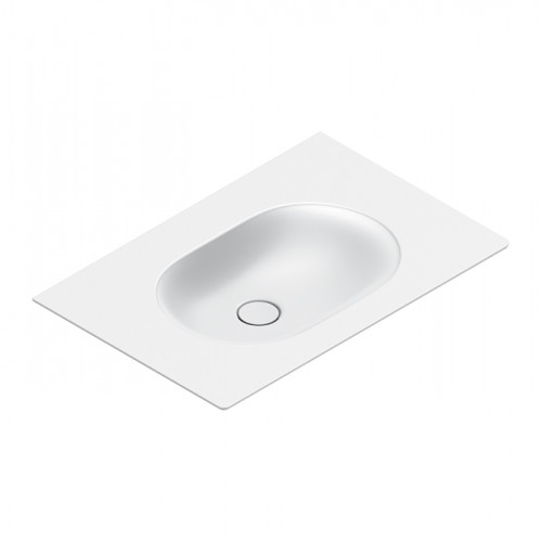 Catalano SFERA Раковина консоль 75x50, без отв. под смеситель, покрытие Cataglaze+, цвет белый матовый