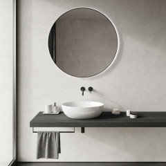 Catalano SFERA Раковина 60x42 h16 накладная, без перелива, без отв. под смеситель, покрытие Cataglaze+, цвет белый глянцевый