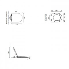 Catalano Comfort Сиденье для унитаза c микролифтом, цвет белый глянцевый