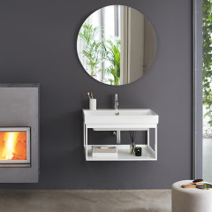 Catalano ZERO Раковина 75x50, с 1 отв. под смеситель, покрытие Cataglaze+, цвет белый глянцевый