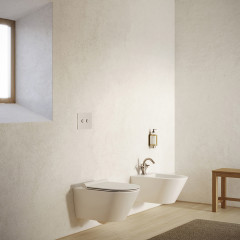 Catalano Zero Унитаз подвесной 55x35, безободковый, смыв Tornado, покрытие Twinglaze+, без крепежа, цвет белый матовый