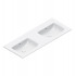 Catalano ITALY Раковина 125x50 двойная, без отв. под смеситель, покрытие Cataglaze+, цвет белый глянцевый