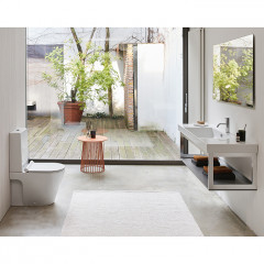 Catalano ZERO Раковина 125x50, с 1 отв. под смеситель, покрытие Cataglaze+, цвет белый глянцевый