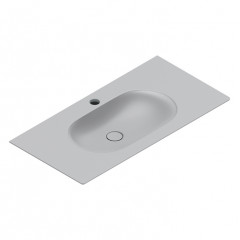 Catalano SFERA Раковина консоль 100x50, с 1 отв. под смеситель, покрытие Cataglaze+ , цвет Cemento Satinato