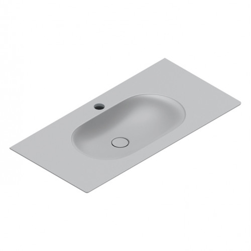 Catalano SFERA Раковина консоль 100x50, с 1 отв. под смеситель, покрытие Cataglaze+ , цвет Cemento Satinato