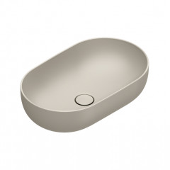 Catalano SFERA Раковина 60x37 h16 накладная, без отв. под смеситель, покрытие Cataglaze+, цвет Sabbia Satinato