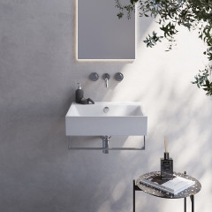 Catalano PREMIUM Раковина 50x47, без отв. под смеситель, покрытие Cataglaze+, цвет белый глянцевый