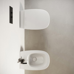 Catalano Alvea Биде подвесное 53x36, с 1 отв. под смеситель, покрытие Cataglaze+, без крепежа, цвет белый глянцевый