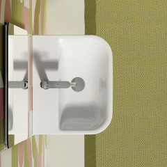 Catalano ITALY Раковина 60x45, с 1 отв. под смеситель, покрытие Cataglaze+, цвет белый глянцевый