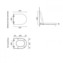 Catalano SFERA-ZERO Сиденье AVVOLGENTE, цвет белый глянцевый