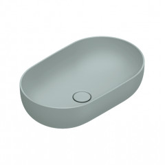 Catalano SFERA Раковина 60x37 h16 накладная, без отв. под смеситель, покрытие Cataglaze+, цвет Aqua Satinato