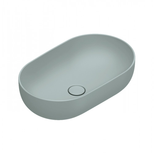 Catalano SFERA Раковина 60x37 h16 накладная, без отв. под смеситель, покрытие Cataglaze+, цвет Aqua Satinato