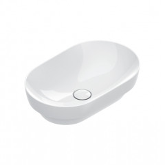 Catalano SFERA Раковина 55x35 h14 встраиваемая, без отв. под смеситель, покрытие Cataglaze+, цвет белый глянцевый