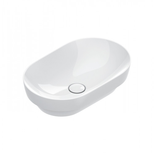 Catalano SFERA Раковина 55x35 h14 встраиваемая, без отв. под смеситель, покрытие Cataglaze+, цвет белый глянцевый