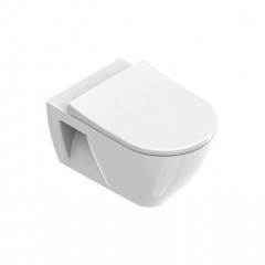 Catalano SFERA Унитаз подвесной 54x35, безободковый, покрытие Cataglaze+, открытый креп., цвет белый глянцевый