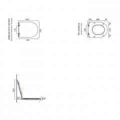 Catalano SFERA 63 Сиденье с микролифтом, цвет белый глянцевый