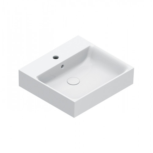 Catalano PREMIUM Раковина 50x47, с 1 отв. под смеситель, покрытие Cataglaze+, цвет белый глянцевый