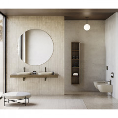 Catalano SFERA Раковина 55x35 h14 встраиваемая, без отв. под смеситель, покрытие Cataglaze+, цвет Sabbia Satinato