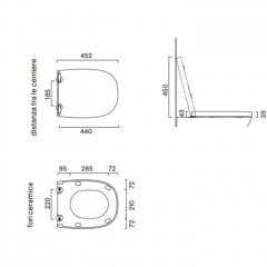 Catalano Alvea Сиденье для унитаза с микролифтом, быстросъемное, цвет белый глянцевый