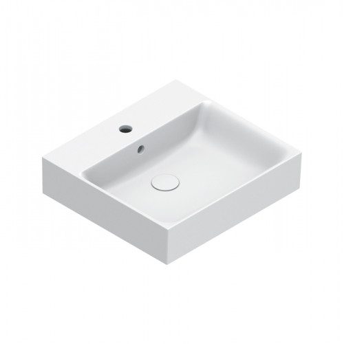 Catalano PREMIUM Раковина 50x47, с 1 отв. под смеситель, покрытие Cataglaze+ , цвет белый матовый