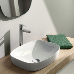 Catalano ALVEA Раковина 50x38 встраиваемая, без отв. под смеситель, покрытие Cataglaze+, цвет белый глянцевый