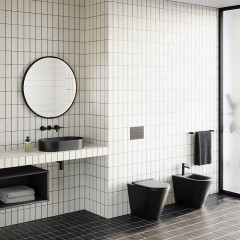 Catalano Zero Раковина настольная 60х35 см, без отв. под смеситель, покрытие Cataglaze+, цвет черный матовый