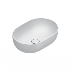 Catalano SFERA Раковина 50x35 h16 накладная, без отв. под смеситель, покрытие Cataglaze+, цвет белый матовый