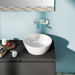 Catalano ITALY Раковина 42 накладная, без отв. под смеситель, покрытие Cataglaze+, цвет белый глянцевый