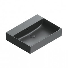 Catalano PREMIUM Раковина 60x47, без отв. под смеситель, покрытие Cataglaze+, цвет черный матовый