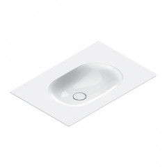 Catalano SFERA Раковина консоль 75x50, без отв. под смеситель, покрытие Cataglaze+, цвет белый глянцевый