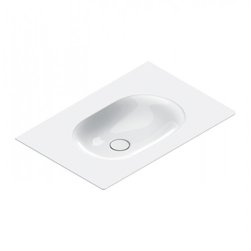 Catalano SFERA Раковина консоль 75x50, без отв. под смеситель, покрытие Cataglaze+, цвет белый глянцевый