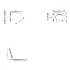 Catalano SFERA 63 Сиденье SLIM с микролифтом, быстросъемное, цвет белый глянцевый