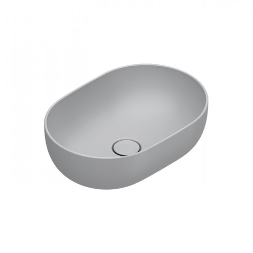 Catalano SFERA Раковина 50x35 h16 накладная, без отв. под смеситель, покрытие Cataglaze+, цвет Cemento Satinato