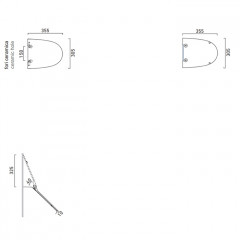 Catalano COMFORT Крышка для писсуара с микролифтом, цвет белый матовый