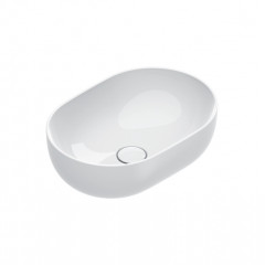 Catalano SFERA Раковина 50x35 h16 накладная, без отв. под смеситель, покрытие Cataglaze+, цвет белый глянцевый